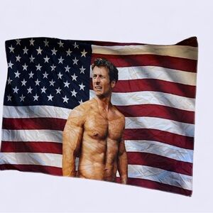 American Flag with Glen Powell